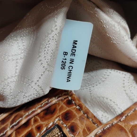 NWT Michael Kors Astrid Walnut XL Genuine Leather Clutch W Chain Strap - Picture 10 of 12